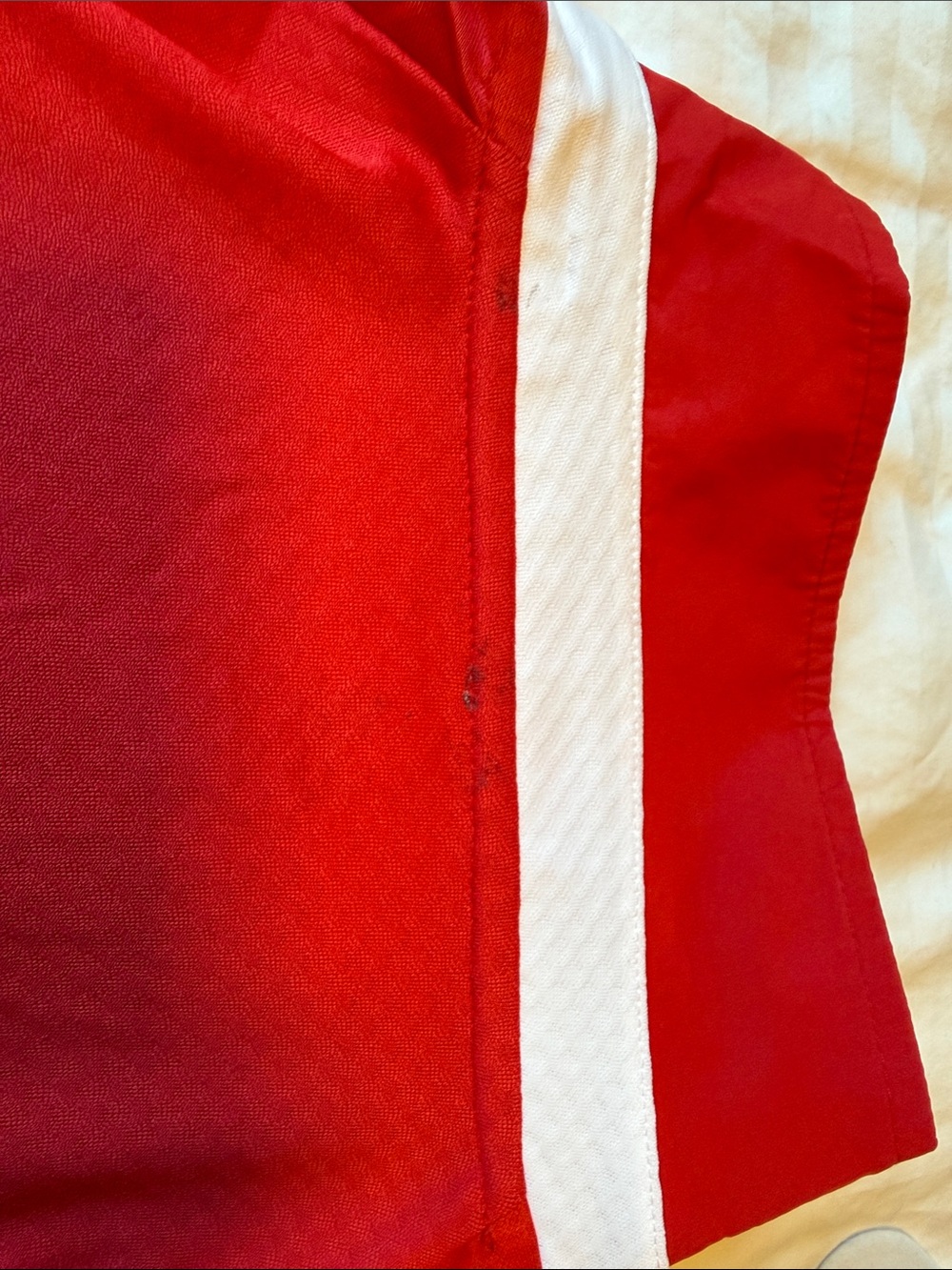 Puma Red and White Swiss Football Jersey - Picture 8 of 9